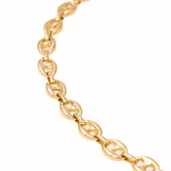 Collier Chaîne maille grain de café en or jaune - Castafiore