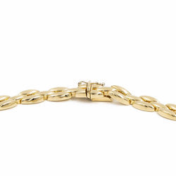 Collier Chaîne maille grain de riz en or jaune - Castafiore