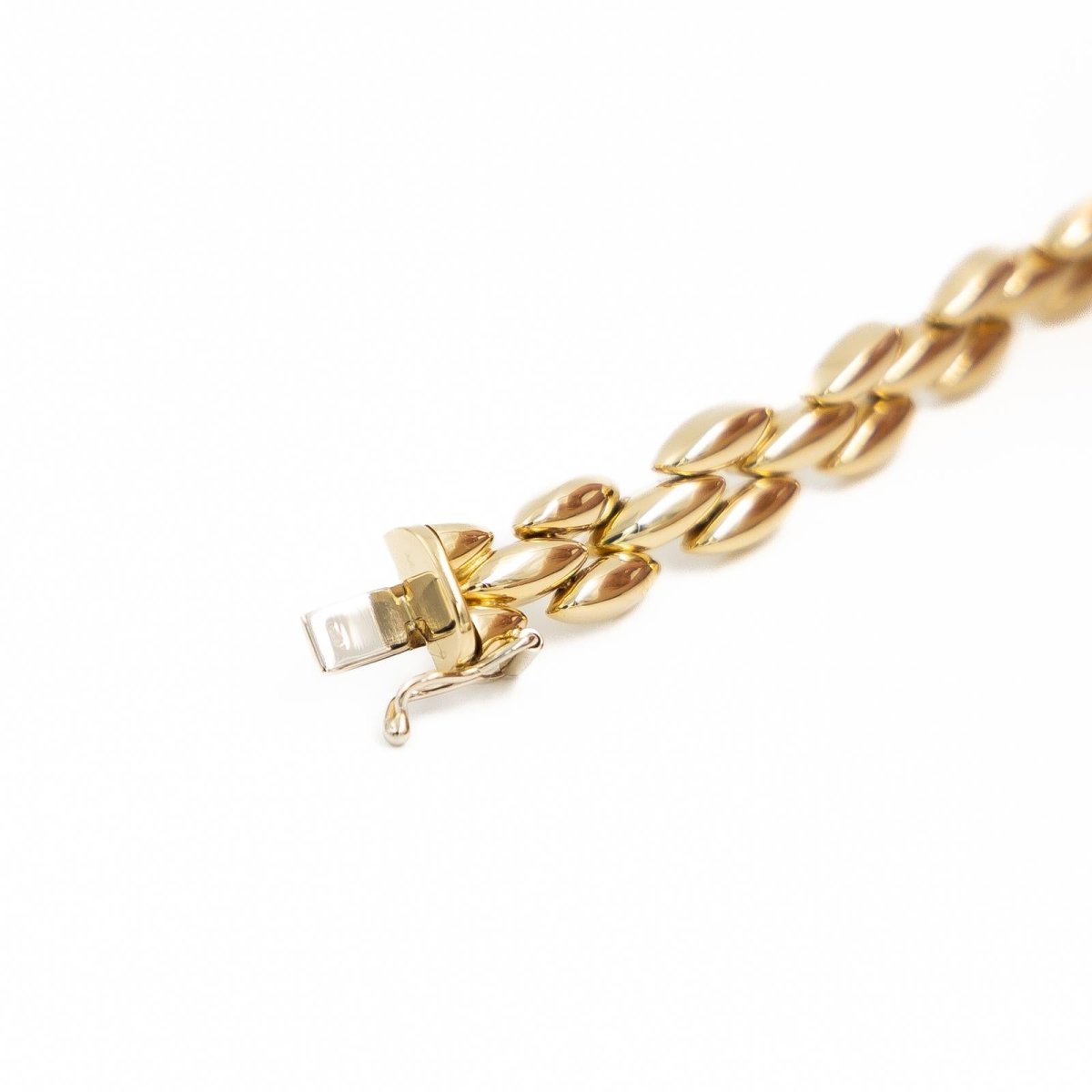 Collier Chaîne maille grain de riz en or jaune - Castafiore