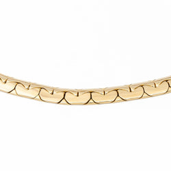 Collier Chaîne maille haricot en or jaune - Castafiore