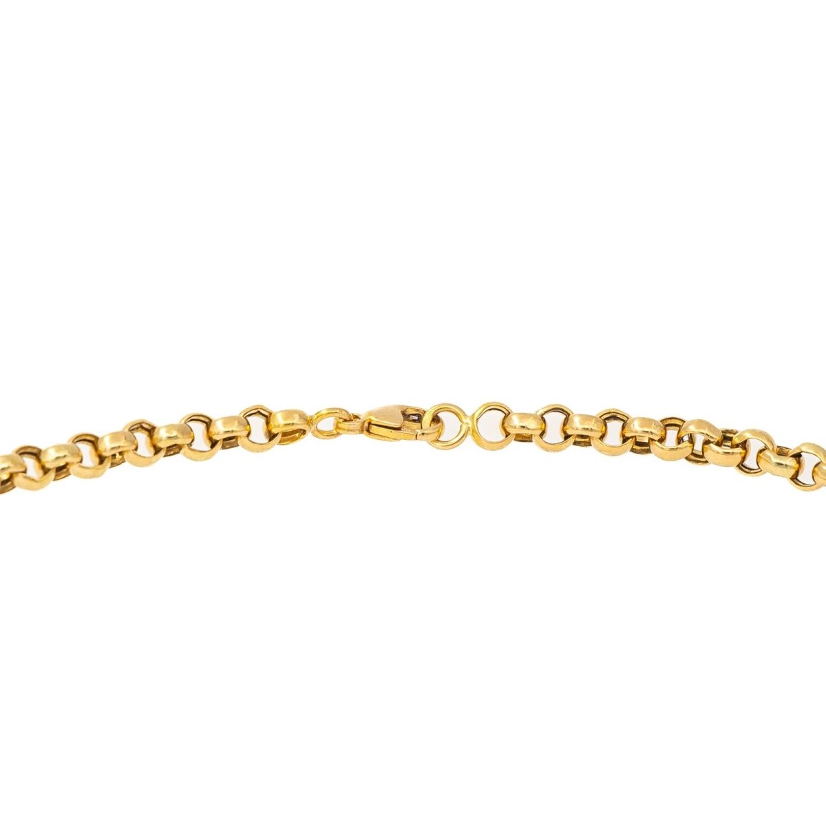 Collier Chaîne maille jaseron en or jaune - Castafiore