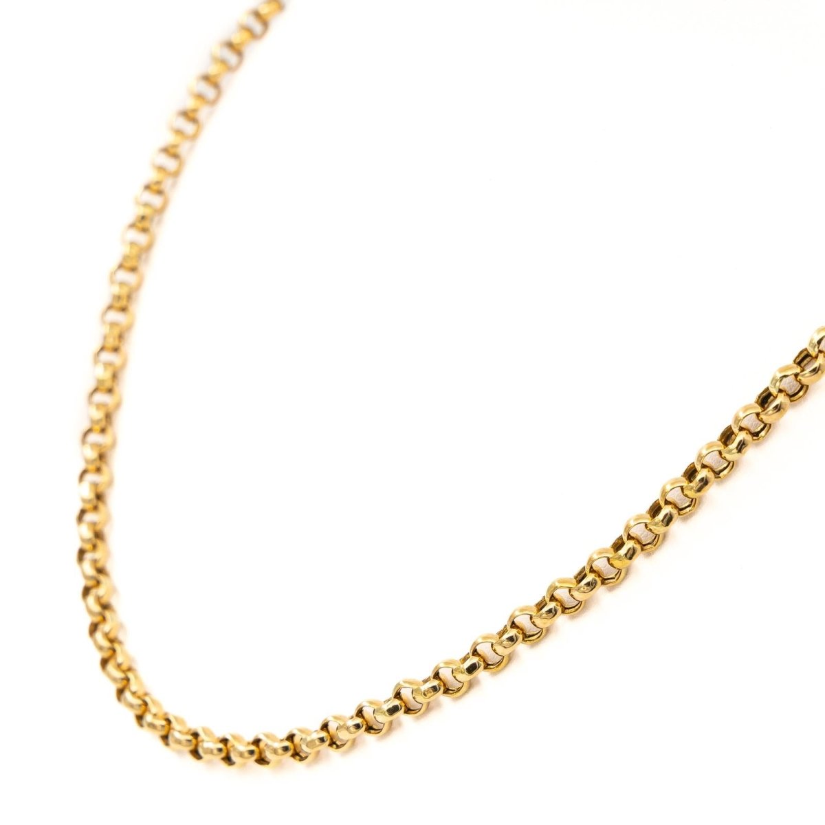 Collier Chaîne maille jaseron en or jaune - Castafiore