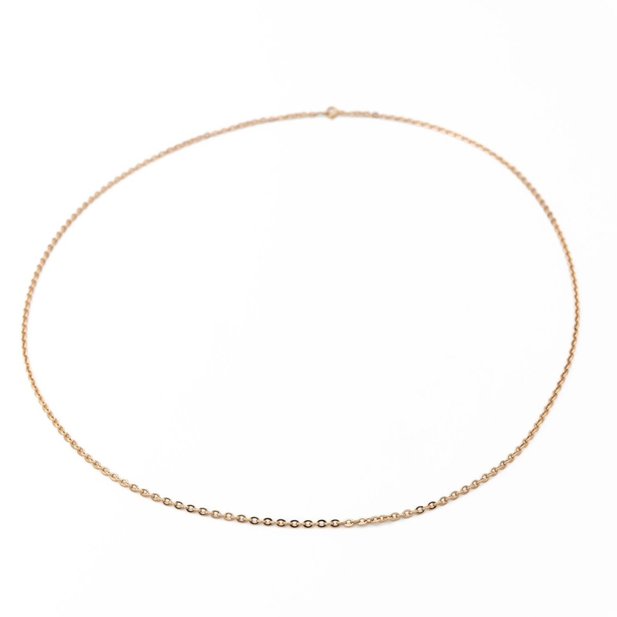 Collier Chaîne maille jaseron en or jaune - Castafiore