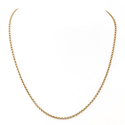 Collier Chaîne maille jaseron en or jaune - Castafiore