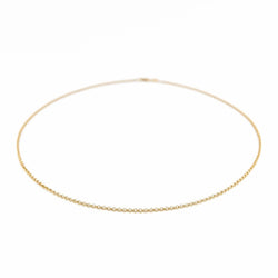 Collier Chaîne maille jaseron en or jaune - Castafiore