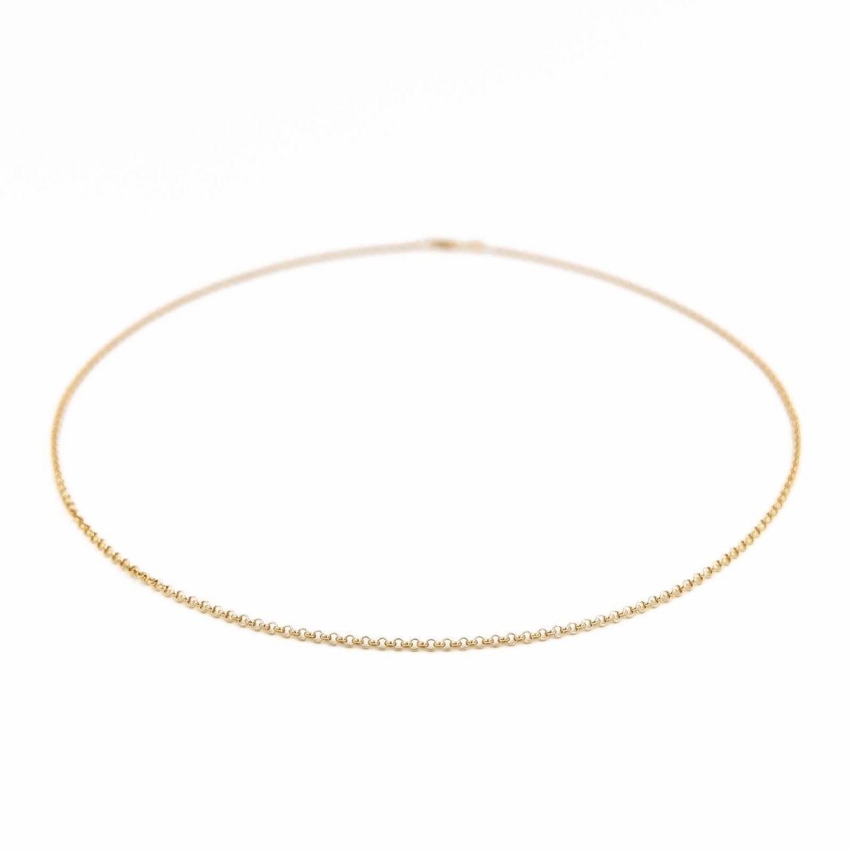 Collier Chaîne maille jaseron en or jaune - Castafiore