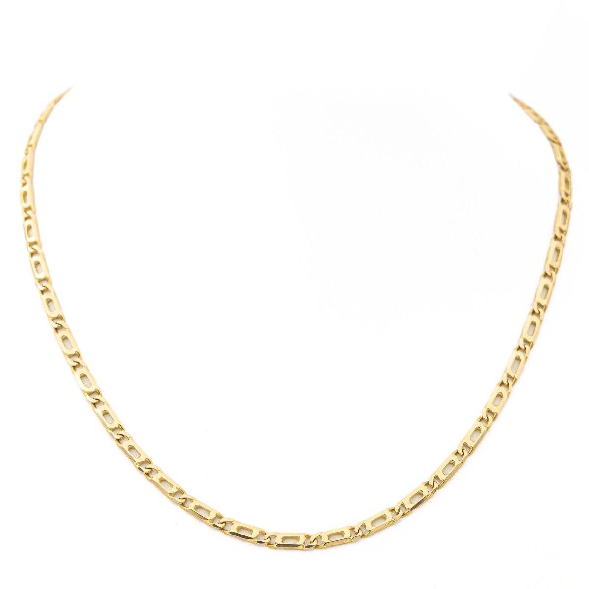 Collier Chaîne maille marine en or jaune - Castafiore