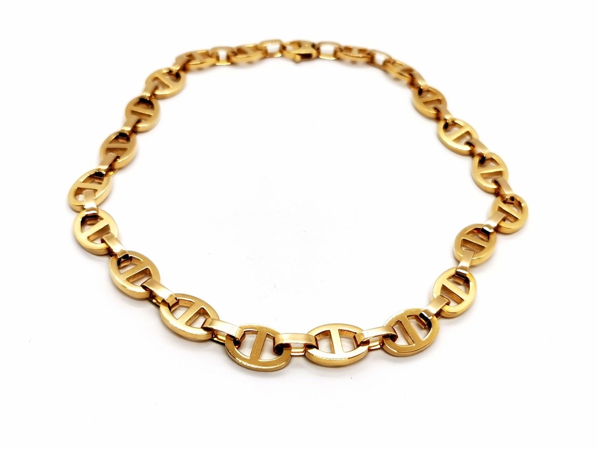 Collier Chaîne maille marine en or jaune - Castafiore