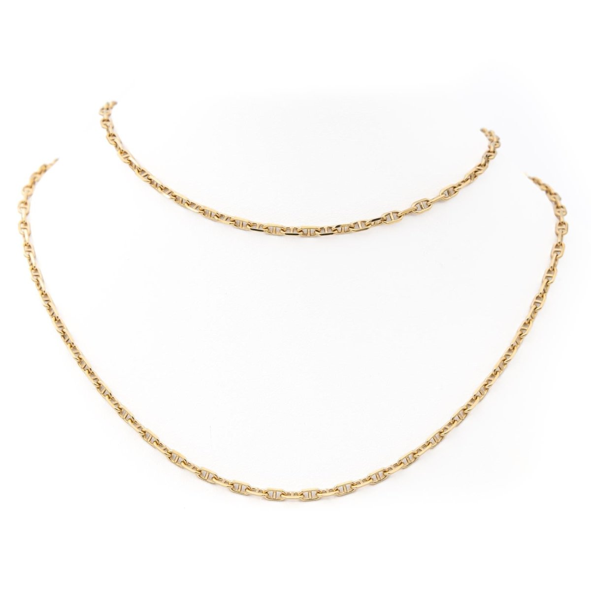 Collier Chaîne maille marine en or jaune - Castafiore