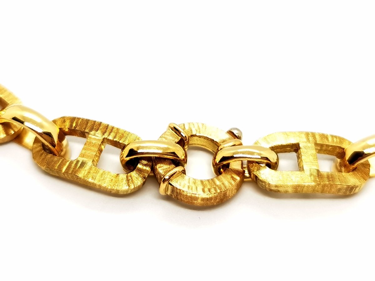 Collier Chaîne maille marine en or jaune - Castafiore