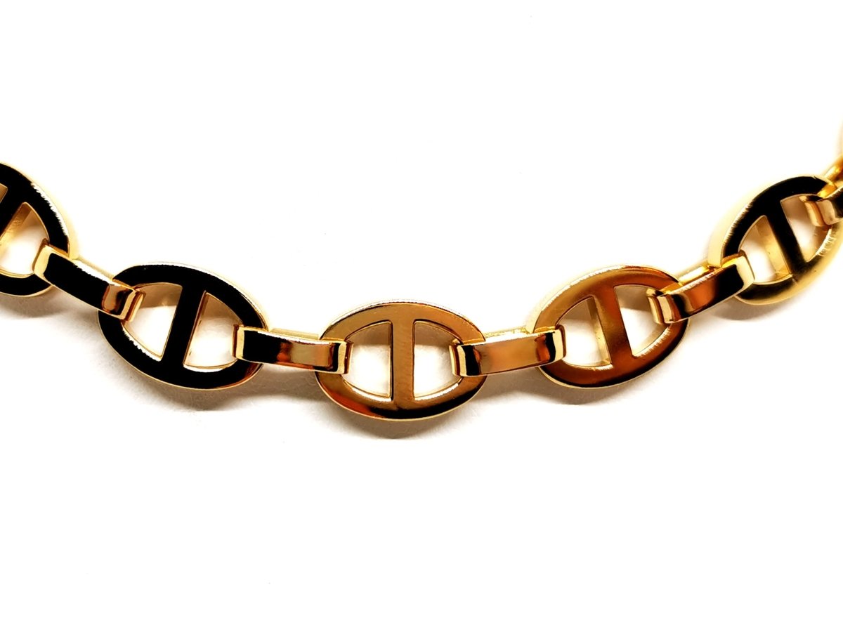 Collier Chaîne maille marine en or jaune - Castafiore