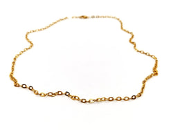 Collier Chaîne maille ovale en or jaune - Castafiore