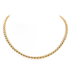 Collier Chaîne maille palmier en or jaune - Castafiore