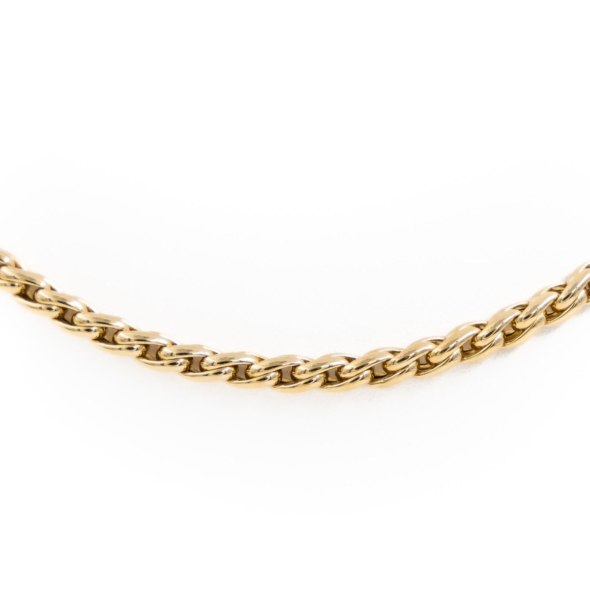 Collier Chaîne maille palmier en or jaune - Castafiore