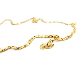 Collier Chaîne maille plate en or jaune - Castafiore