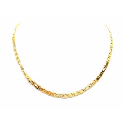 Collier Chaîne maille plate en or jaune - Castafiore