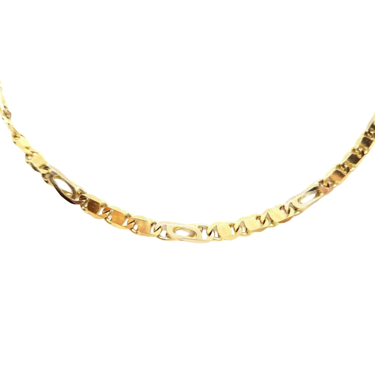 Collier Chaîne maille plate en or jaune - Castafiore