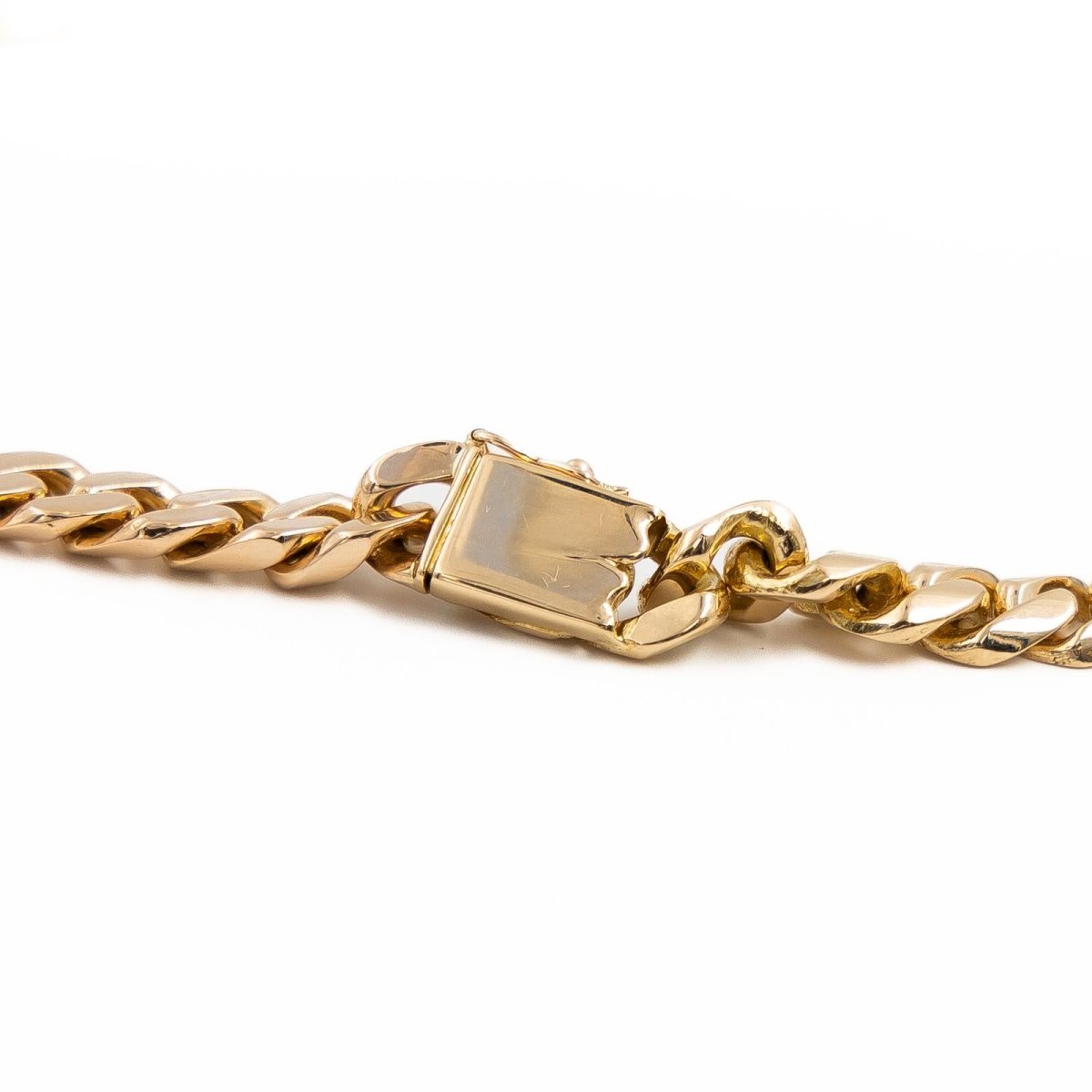 Collier Chaîne maille plate en or rose - Castafiore