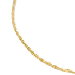 Collier Chaîne maille torsadé en or jaune - Castafiore