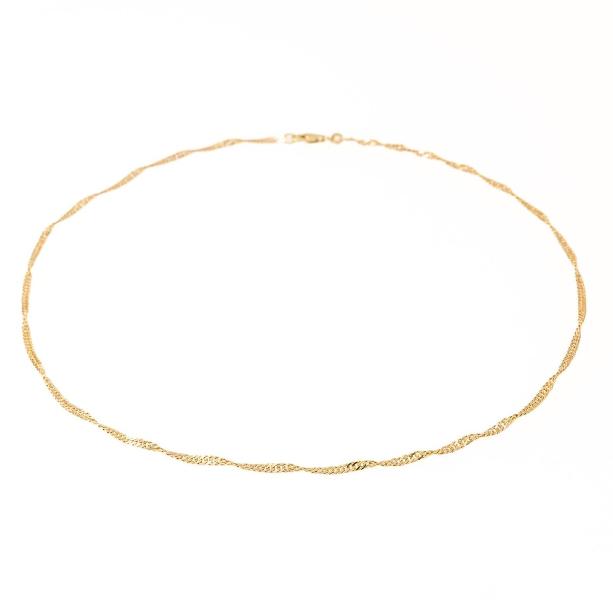 Collier Chaîne maille torsadée en or jaune - Castafiore