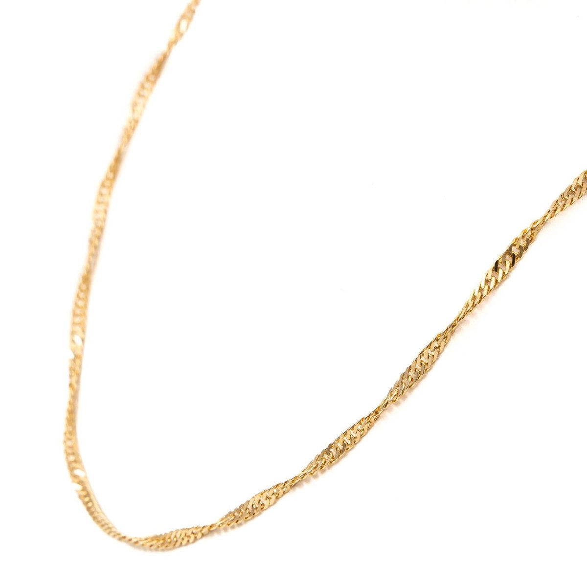 Collier Chaîne maille torsadée en or jaune - Castafiore