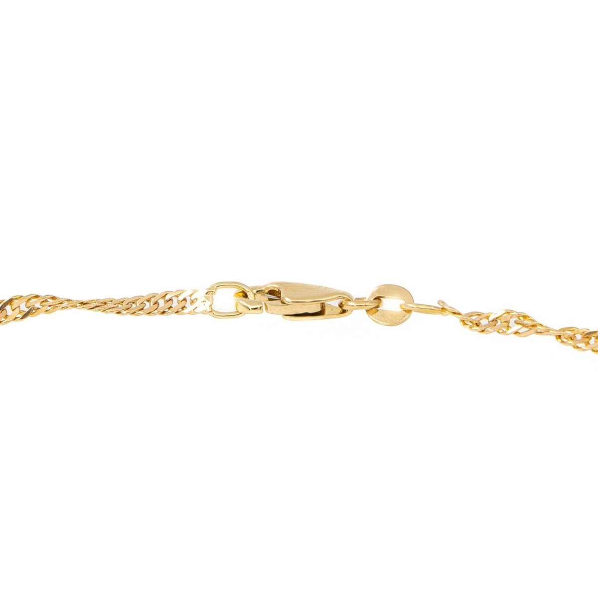 Collier Chaîne maille torsadée en or jaune - Castafiore