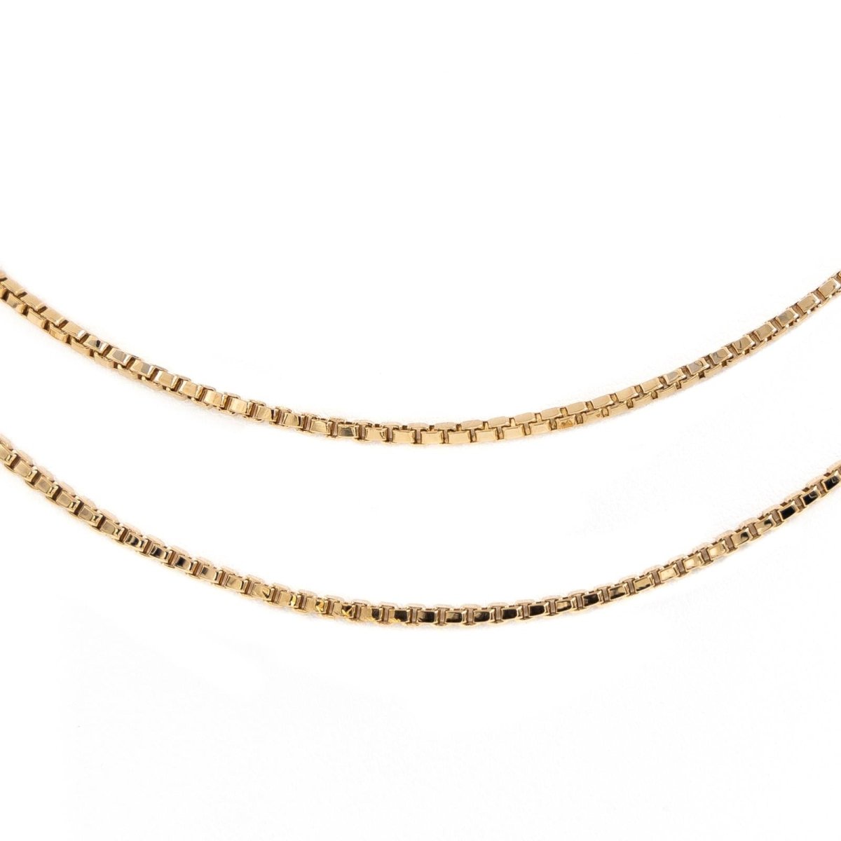 Collier Chaîne maille vénitienne en or jaune - Castafiore