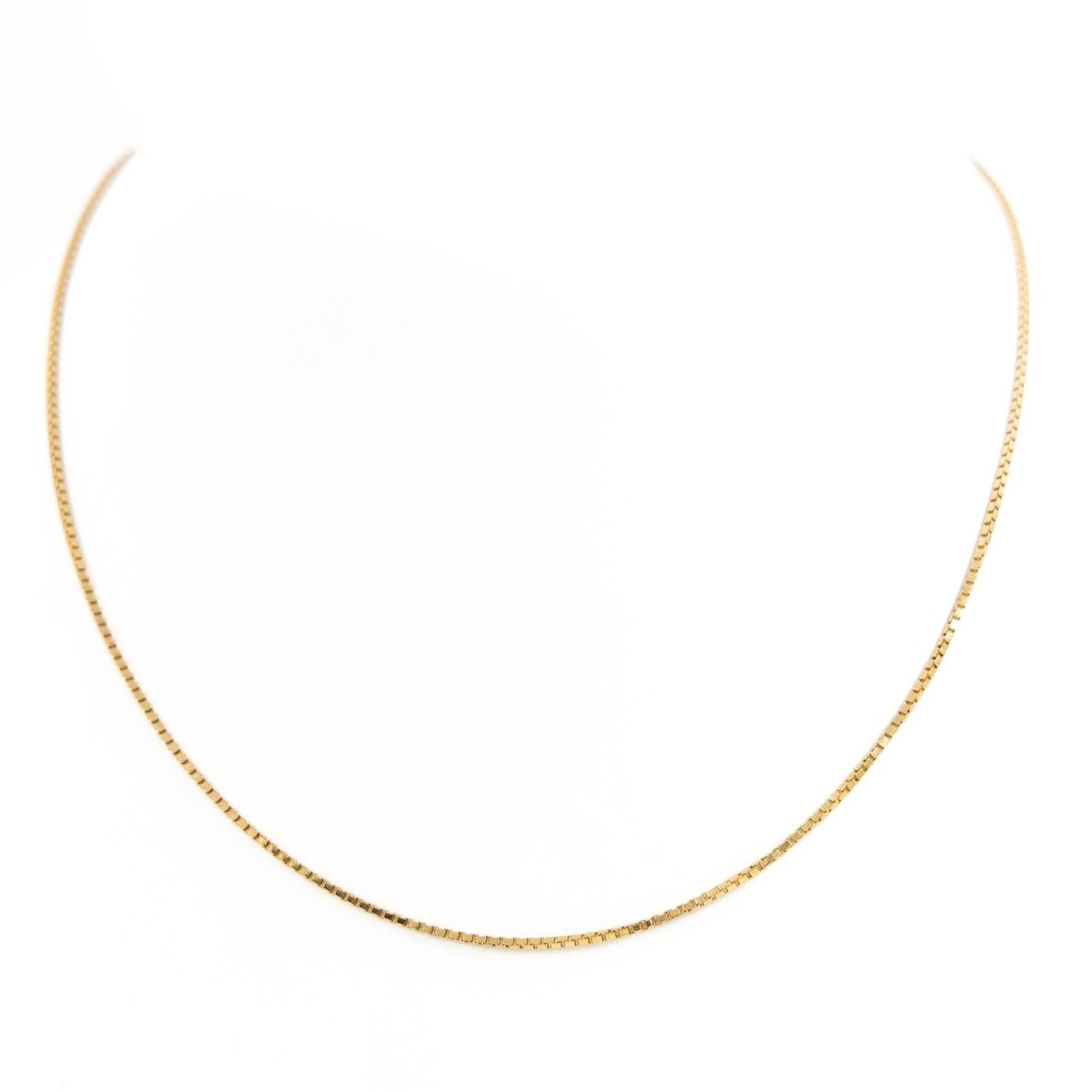 Collier Chaîne maille vénitienne en or jaune - Castafiore