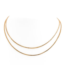 Collier Chaîne maille vénitienne en or jaune - Castafiore