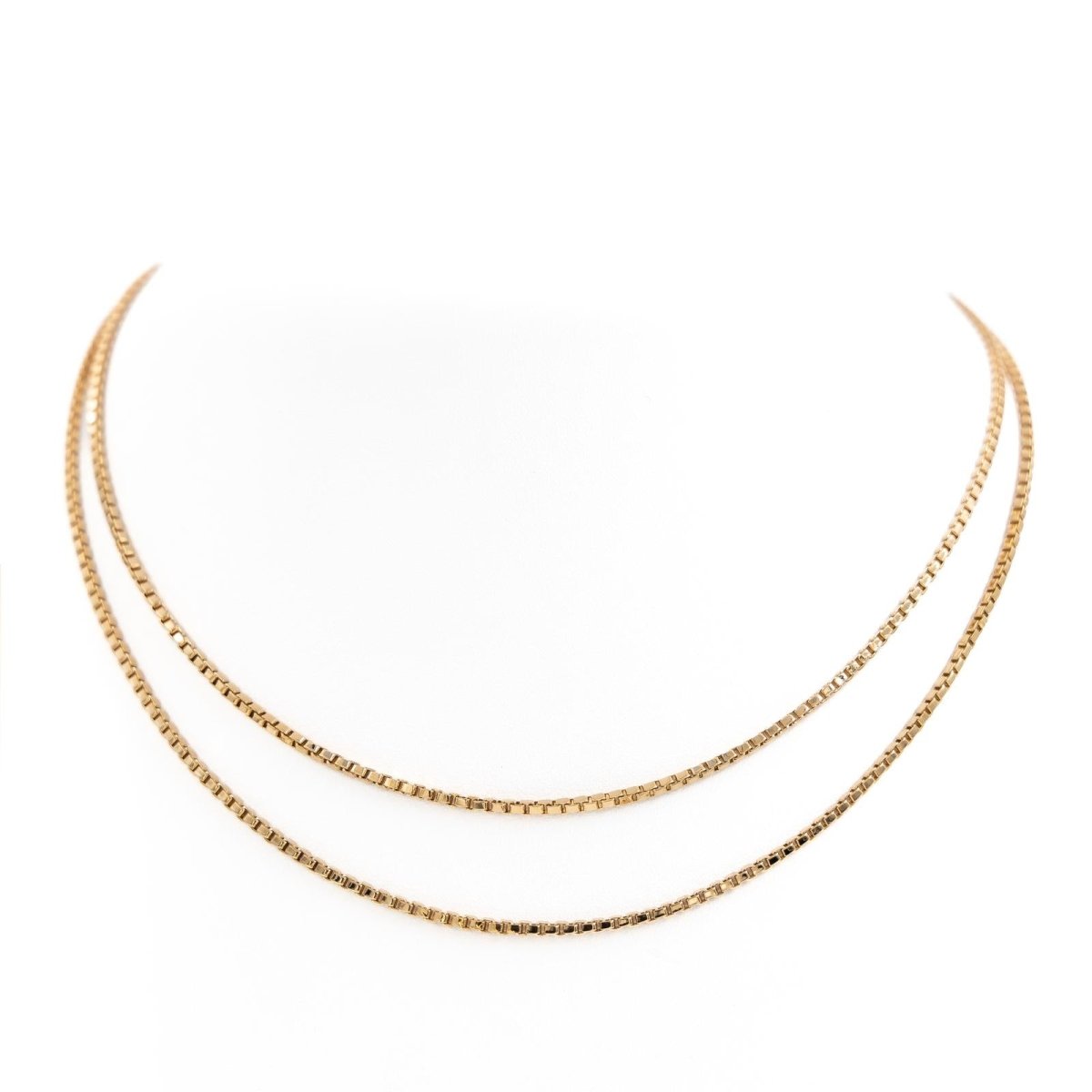 Collier Chaîne maille vénitienne en or jaune - Castafiore