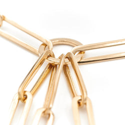 Collier Chaîne massive originale en or jaune - Castafiore