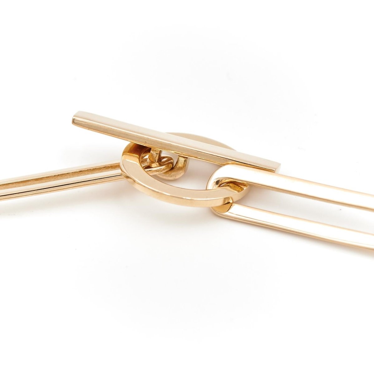 Collier Chaîne massive originale en or jaune - Castafiore