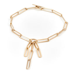 Collier Chaîne massive originale en or jaune - Castafiore