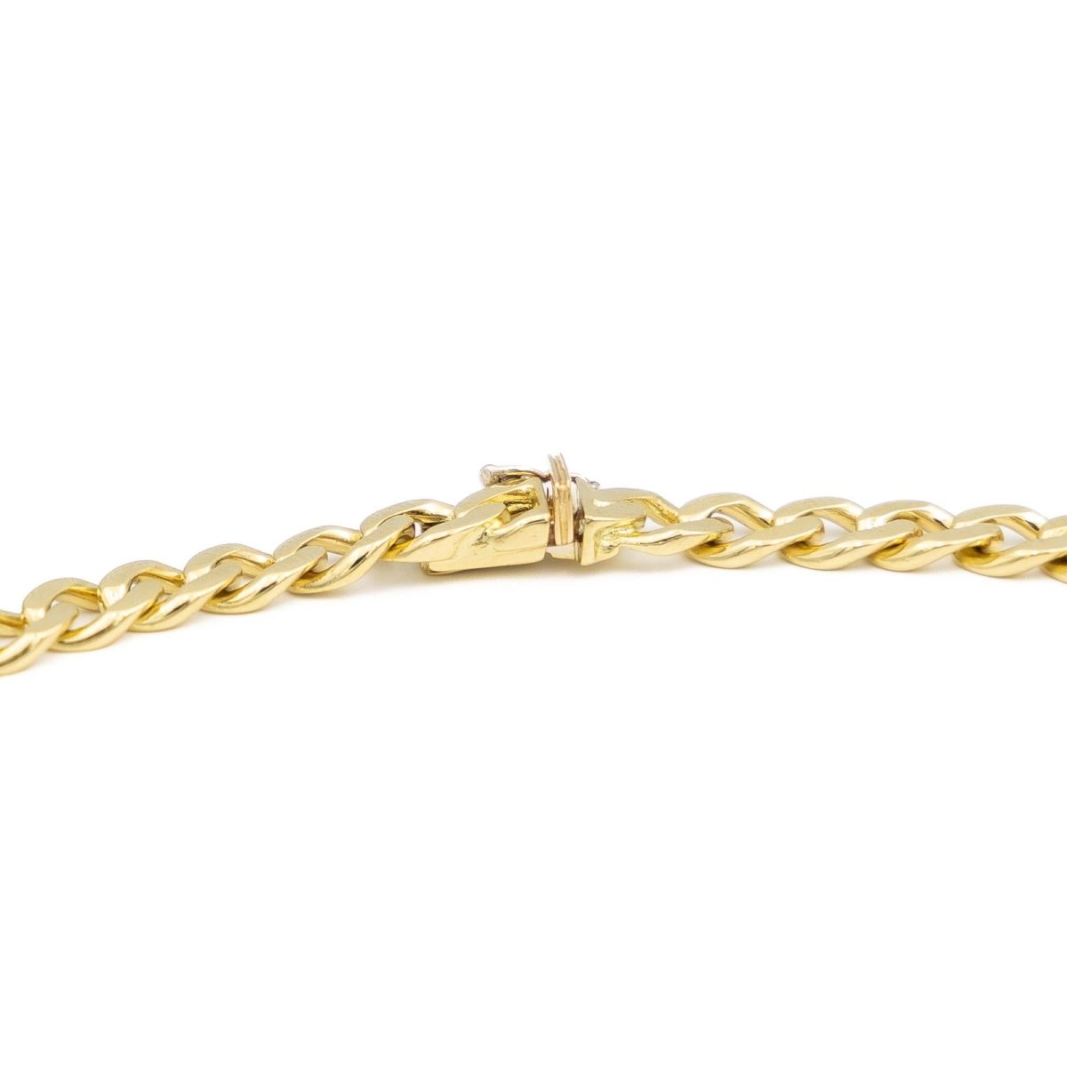 Collier Chaîne motif infini en 2 ors et diamants - Castafiore