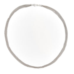 Collier Chaîne multiple en or blanc - Castafiore