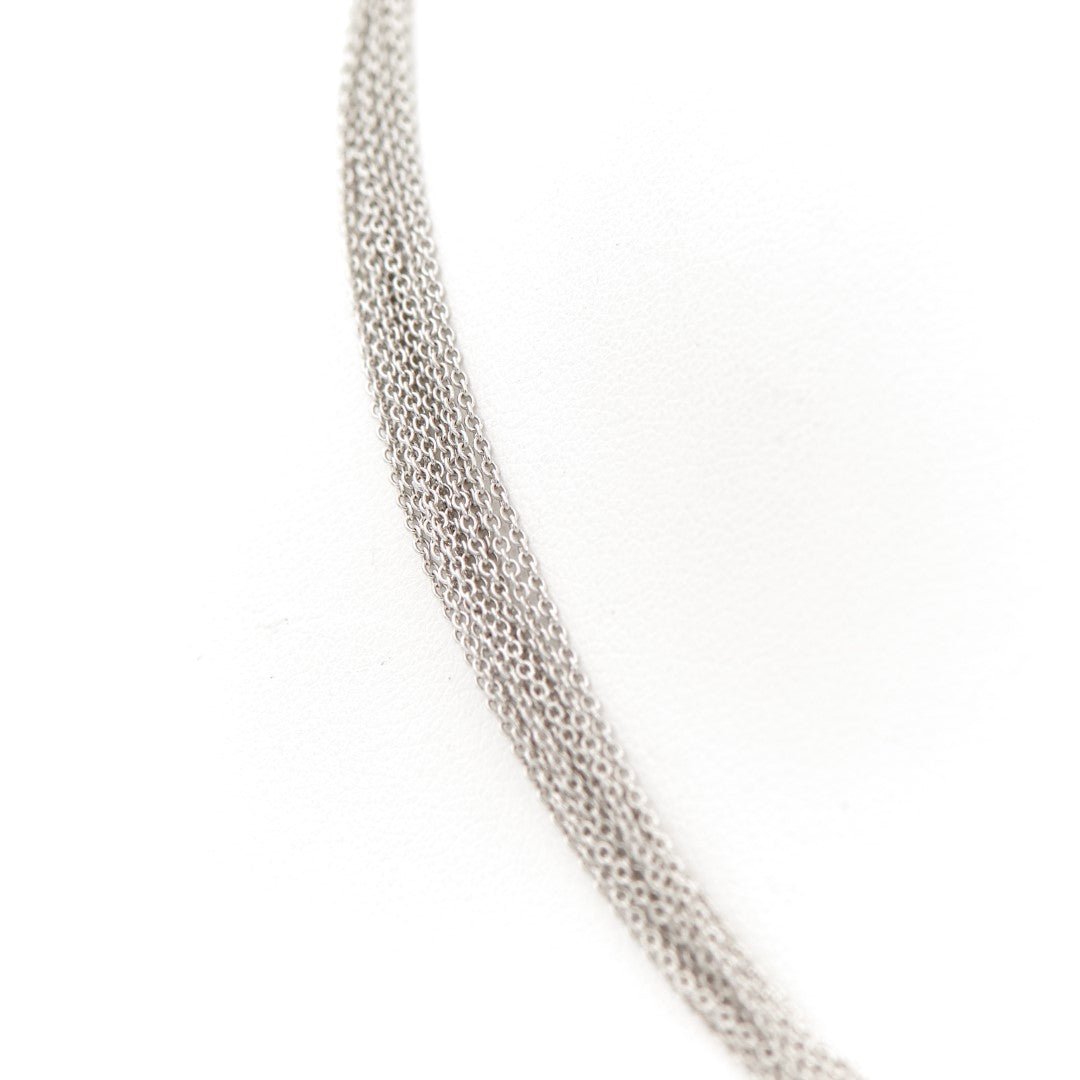 Collier Chaîne multiple en or blanc - Castafiore