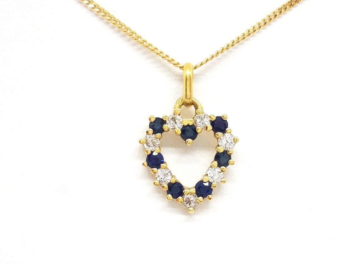 Collier Chaîne + pendentif Or jaune Diamant - Castafiore