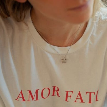 Collier CHANEL "Comète" petit modèle en or gris et diamants - Castafiore