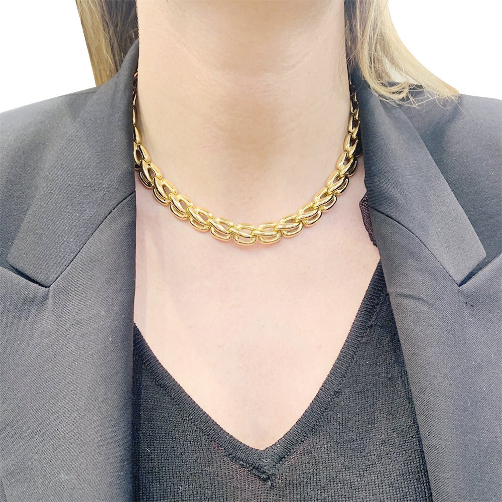 Collier CHAUMET "Kalinska" en or jaune - Castafiore
