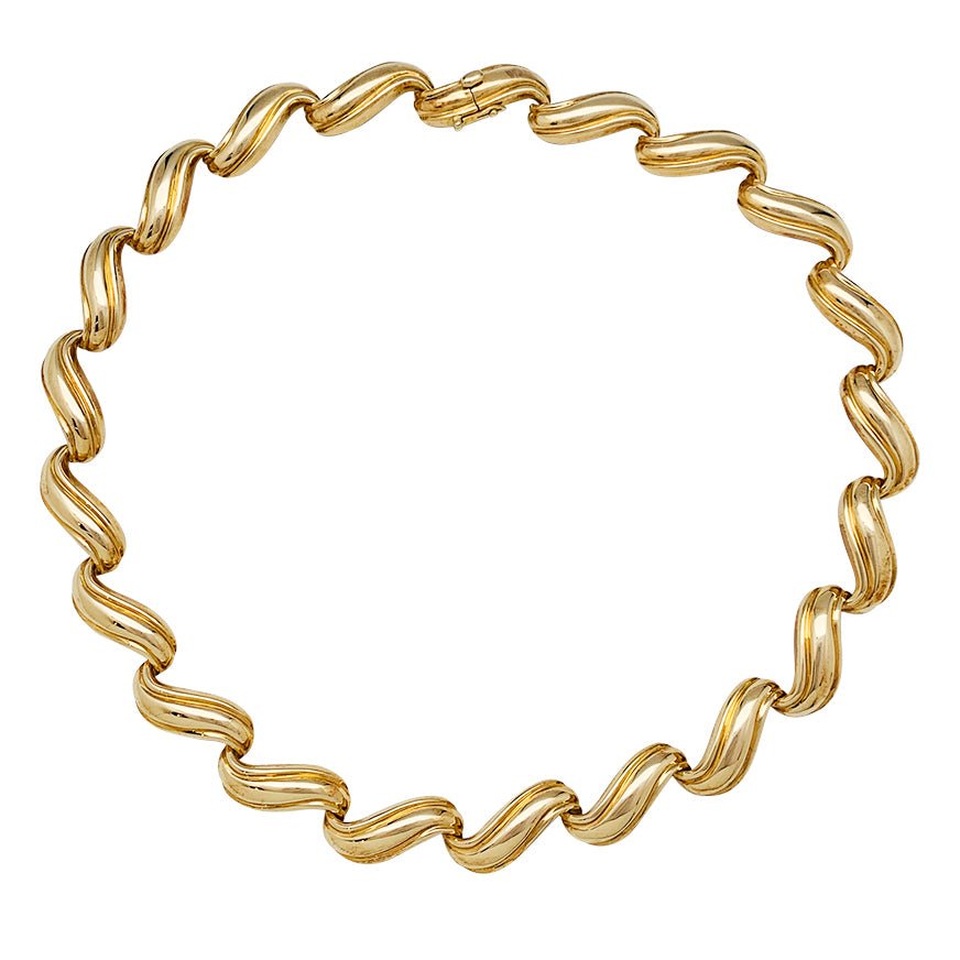 Collier CHAUMET vintage or jaune - Castafiore