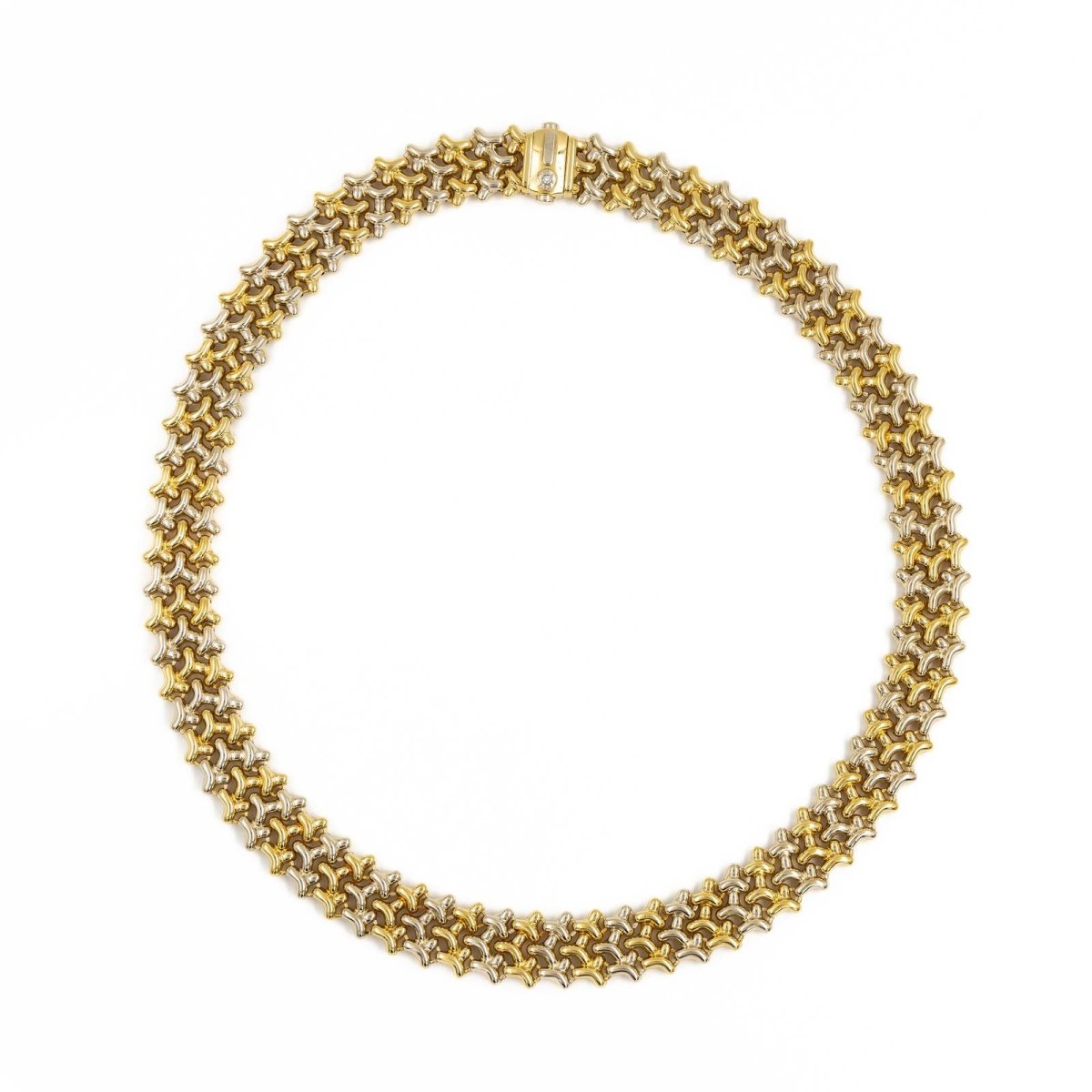 Collier CHIMENTO en 2 ors et diamant - Castafiore