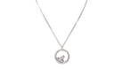 Collier CHOPARD "Happy Diamonds" en or blanc et diamants - Castafiore