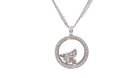 Collier CHOPARD "Happy Diamonds" en or blanc et diamants - Castafiore