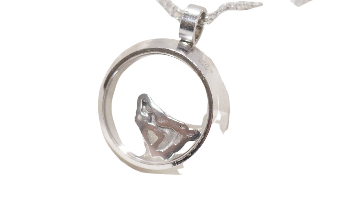 Collier CHOPARD "Happy Diamonds" en or blanc et diamants - Castafiore