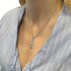 Collier CHOPARD, "Happy Diamonds", or blanc, diamants - Castafiore