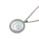 Collier CHOPARD "Happy Spirit" en or blanc et diamants - Castafiore