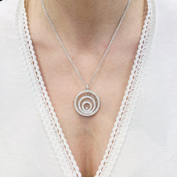 Collier Chopard, "Happy Spirit", or blanc, diamants. - Castafiore