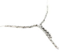 Collier Cravate en or blanc et diamants - Castafiore