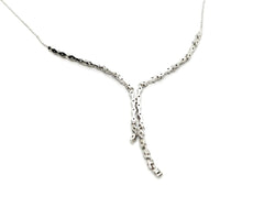 Collier Cravate en or blanc et diamants - Castafiore