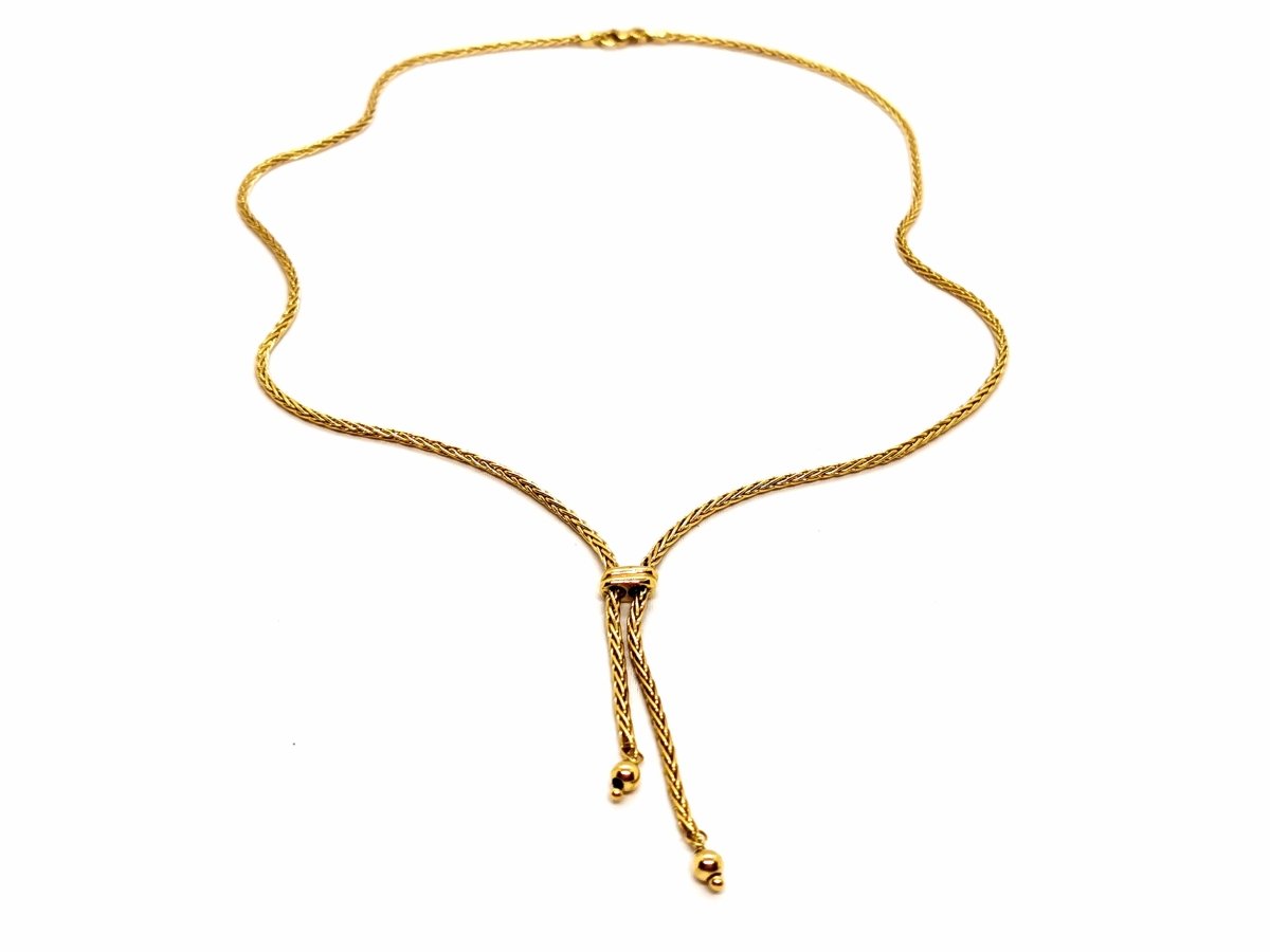 Collier Cravate Or jaune - Castafiore
